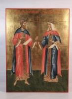 Икона свв. равноапостольные Константин и Елена