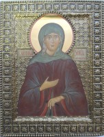 Икона св. Ксения Петербургская