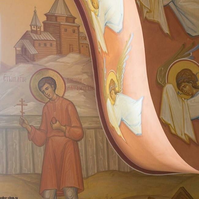 Роспись в храме Новомучеников в г. Норильск 2018-2019