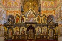 Иконостас в храме в честь Новомучеников и Исповедников Российских в г. Норильск 2018г